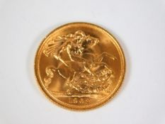 A full gold sovereign 1962