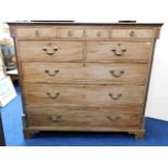 An early 19thC. mahogany Scottish chest of drawers