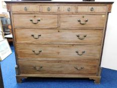 An early 19thC. mahogany Scottish chest of drawers