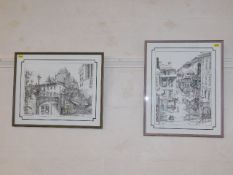 Two framed Canadian prints