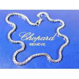 A fine heavy gauge 18ct gold Chopard necklace with