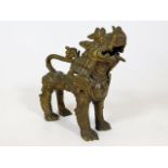 A 20thC. Chinese bronze lion dog, 5in high