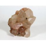 A piece of pink quartz crystal 900g