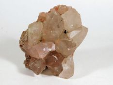 A piece of pink quartz crystal 900g