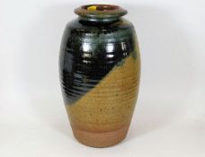 A large Michael Casson studio pottery vase 14in