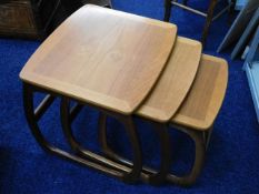 A retro set of Nathan teak nest of tables