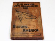 A c.1900 White Star Line passenger ticket wallet