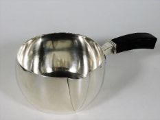 A French silver brandy warmer saucepan 210g inc.