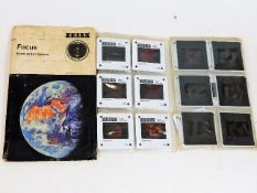 Twenty four Zeiss "moon landing" slides