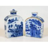 Two 18thC. Nanking Chinese tea caddies, some minor