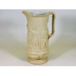 A Sandford Pottery Victorian pottery pitcher with