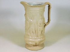 A Sandford Pottery Victorian pottery pitcher with