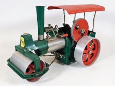 A West German steam roller model