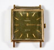 Gents Omega De Ville watch with yellow metal case,