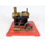 A Mamod stationary steam engine