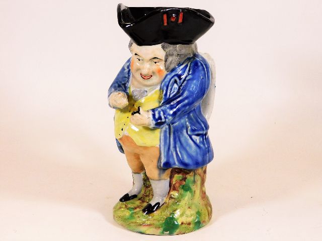 An early 20thC. Staffordshire toby jug depicting m