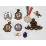 A WW1 peace medal & other mostly military related