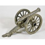 A plated model of a Georgian field gun