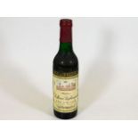 A half bottle of Cordier 1969 Chateau Bellevue Puy