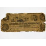 A 19thC. American Northern Kentucky Bank one dolla
