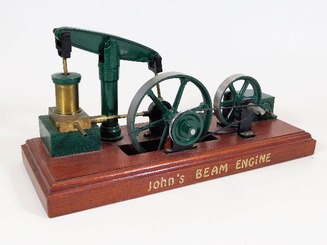 A mounted Beam Engine model