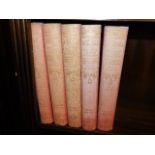 Five volumes of Arthur Mee's I See All encyclopedi