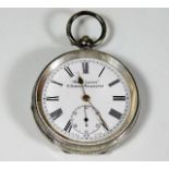 A Gents silver pocket watch