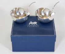 A pair of Braybrook & Britten silver tastevins