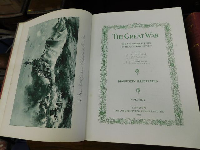 The Great War by H. W. Wilson 13 vols