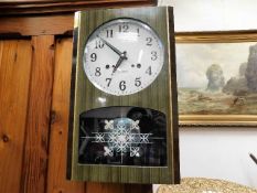 A retro Seiko wall clock