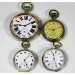 Four pocket watches none running