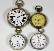 Four pocket watches none running