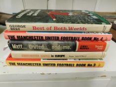 Five books relating to George Best & Manchester Un