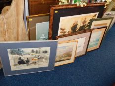 A quantity of various decorative prints & pictures