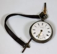 A silver J. G. Graves English Lever pocket watch