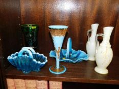 A small selection of various glassware including a