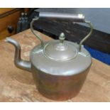 A Georgian copper kettle