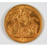 A 1912 George V full gold sovereign