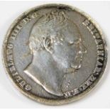 A Victorian electrotype William IV 1831 crown, 38mm diameter, 25.6g