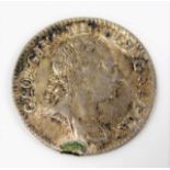 A George III Maundy money silver threepence 1762