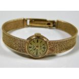 A 9ct gold ladies 21 jewel Rotary wrist watch appr