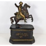 A French 19thC. bronze depicting a victorious gild