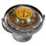 An early 20thC. German gimbal compass