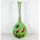 A tall retro Murano glass vase 18in high