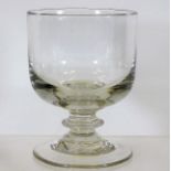 A 19thC. glass rummer 4.5in high