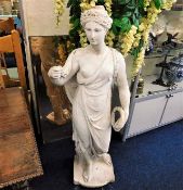 An early 19thC. Georgian plaster Greek goddess fig