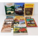 Twelve books on trucks & lorries including Bedford