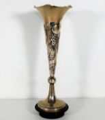 A 19thC. Chinese silver epergne with dragon chasin