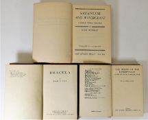 Three books - Dracula by Bram Stoker; Satanism & W