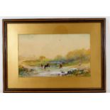 A framed & mounted J. A. Moyle Dartmoor watercolou